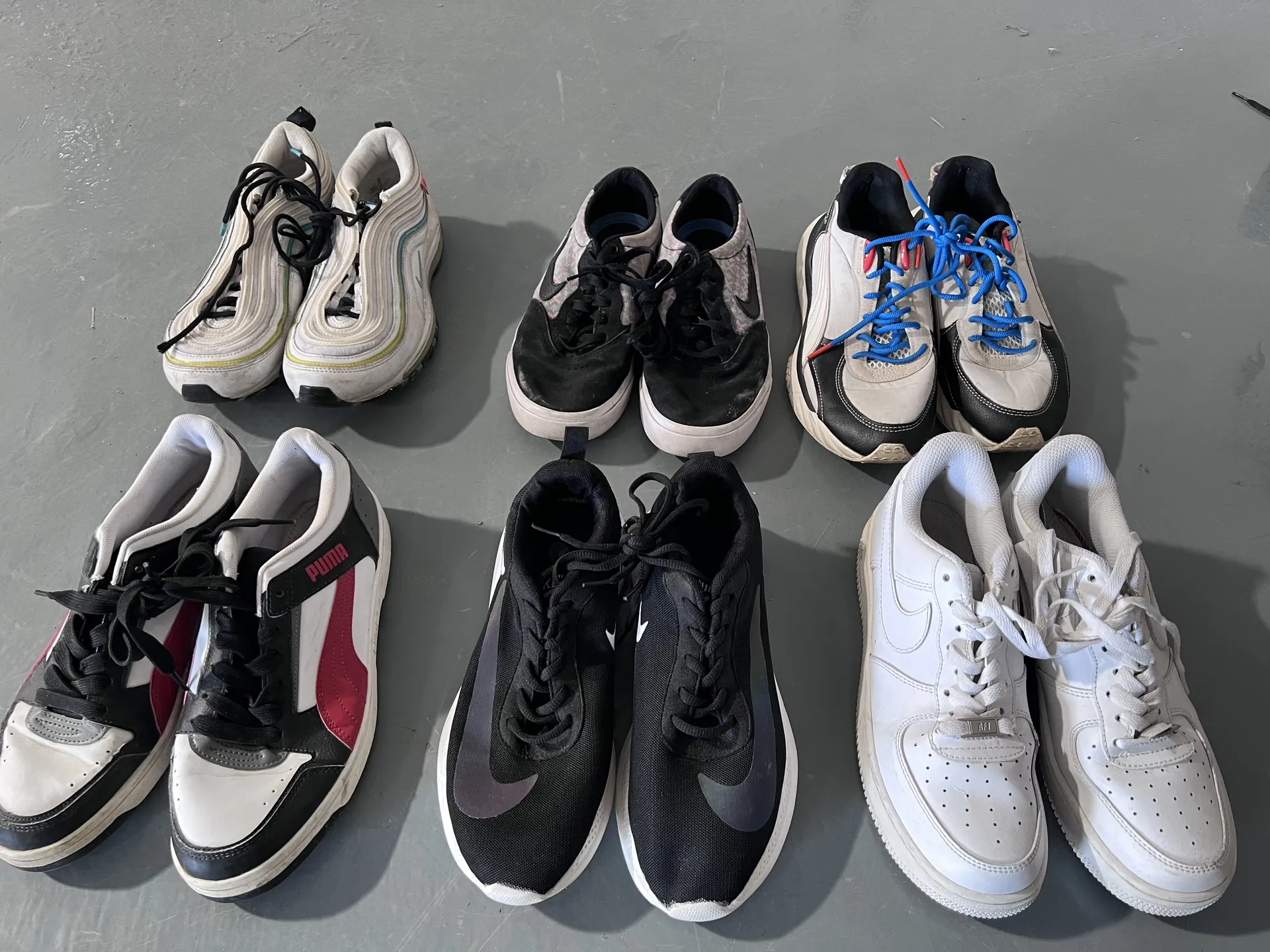 RealismThrift Used Nike Shoes Wholesale - A-Grade Branded Second-Hand Shoes Bulk Supply